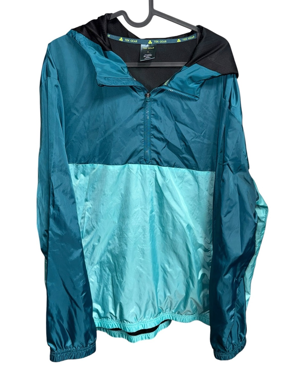 Tek Gear Colorblock Hooded Windbreaker Jacket – Women’s XL – Lightweight Active